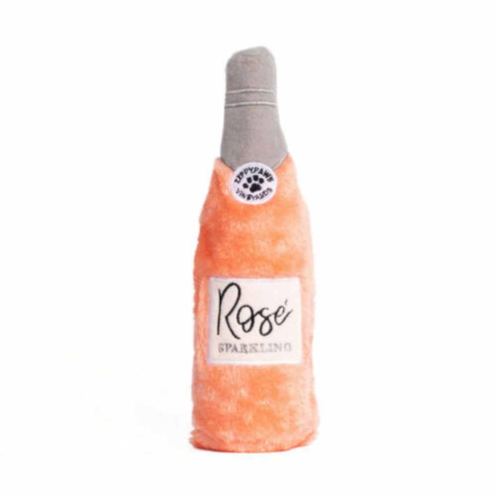 Dog Rosé Wine Squeaker Crusherz Water Bottle Toy - Picture 6 of 6